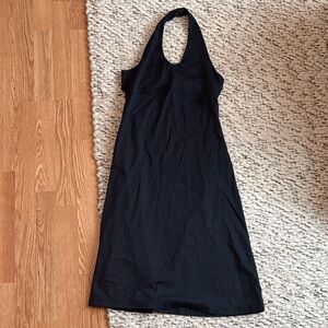 Patagonia Black Halter-Neck Midi Dress